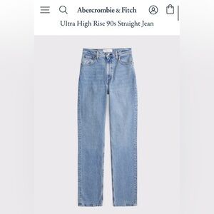 Abercrombie & Fitch 90’s Straight Jeans